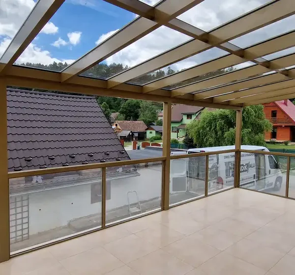 Hliníková pergola 10x4m