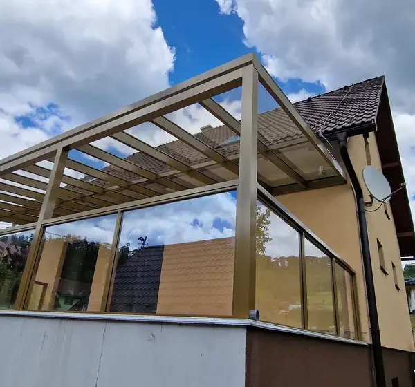 Hliníková pergola 10x4m
