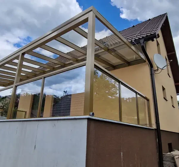 Hliníková pergola 10x4m